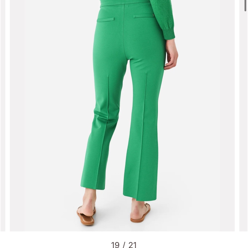 Chic Emerald Wide Leg Women's Pants